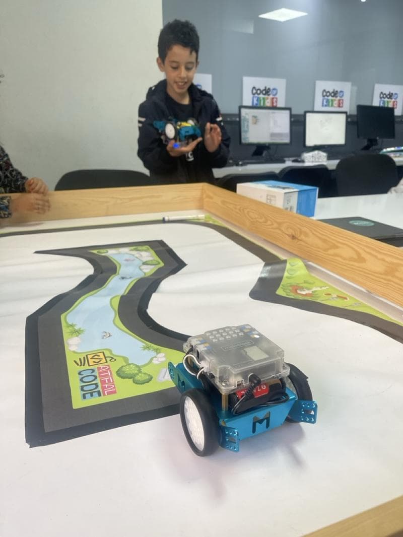 Robotique : Défi mBot sur piste